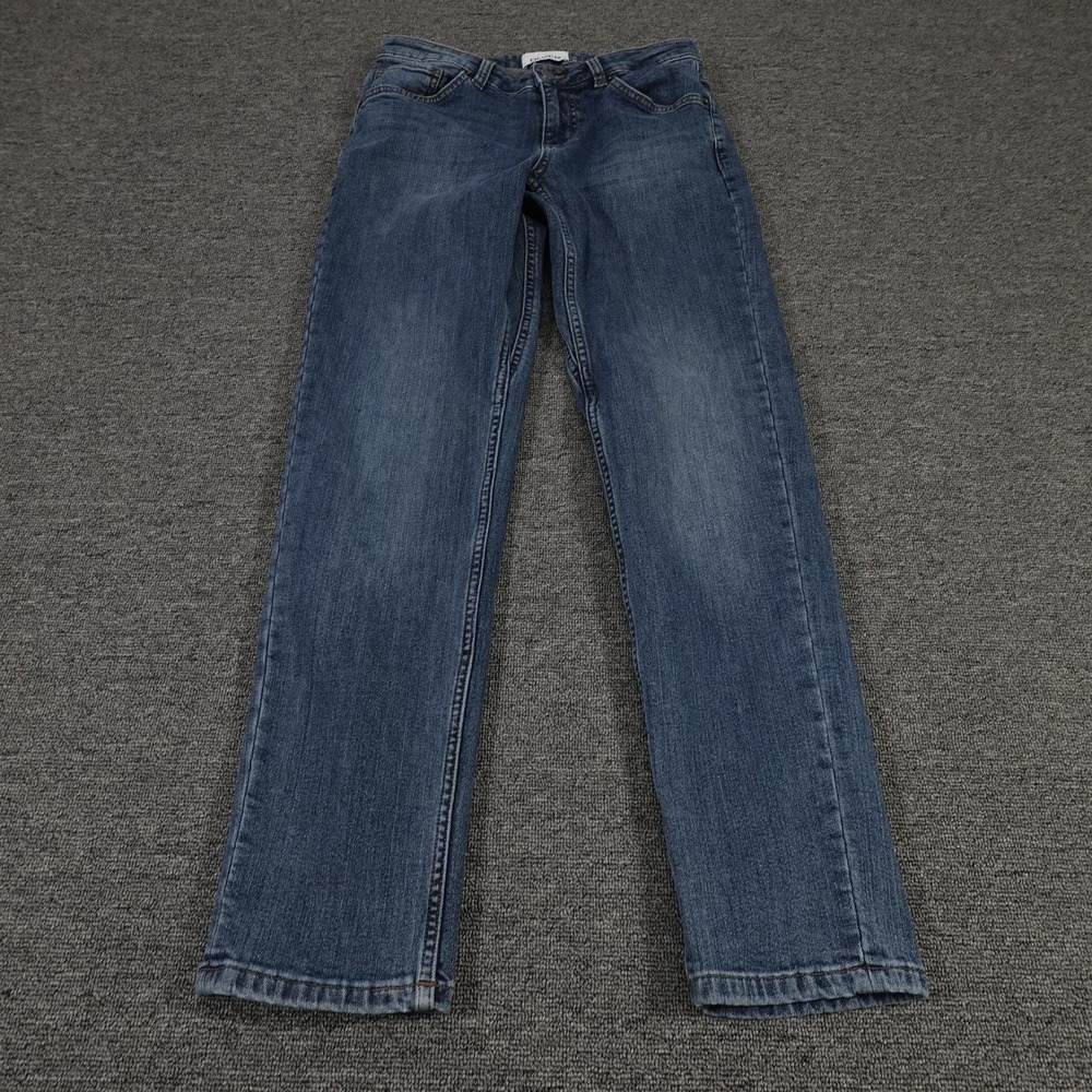DUER Jeans Womens 25x30 Blue Straight Leg Performance Denim Stretch Casual
